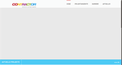 Desktop Screenshot of contractor.de
