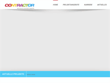 Tablet Screenshot of contractor.de